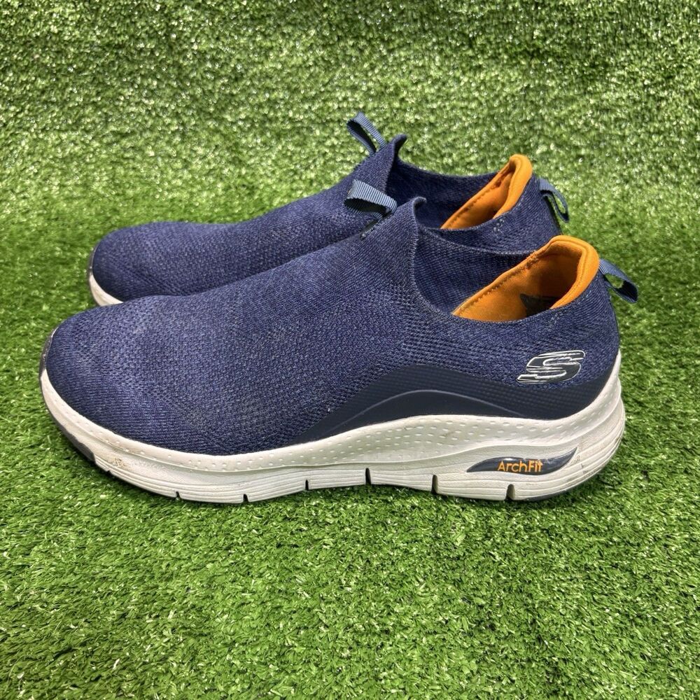 Skechers Blue Air Cooled Arch Fit Foam Sneakers Shoes 232201 Mens Size 9.5 M